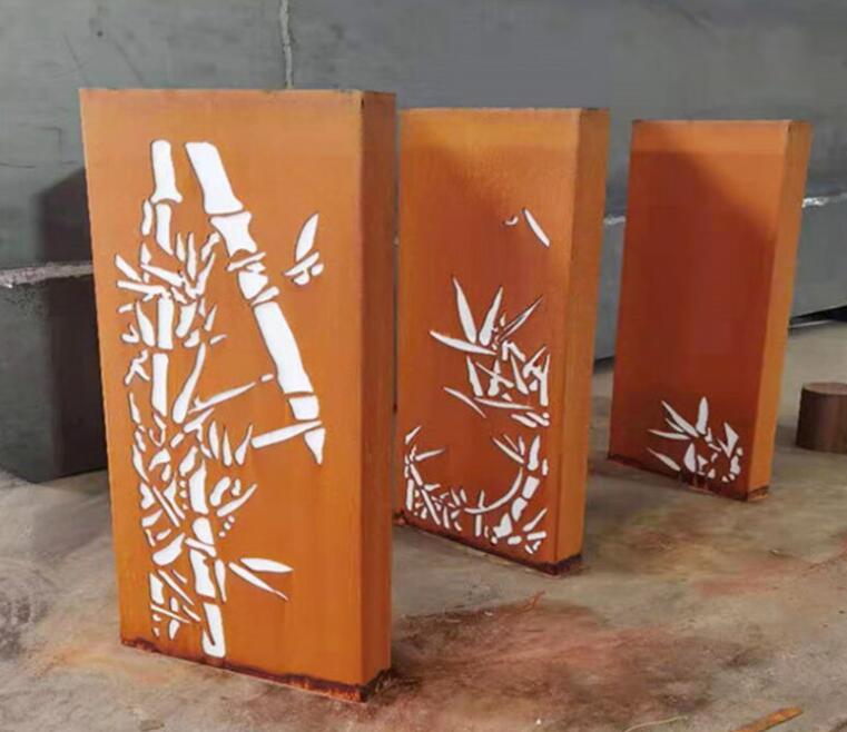 长丰锈钢板灯箱